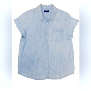 Untuckit Women’s Button Down Short Sleeve Top XL